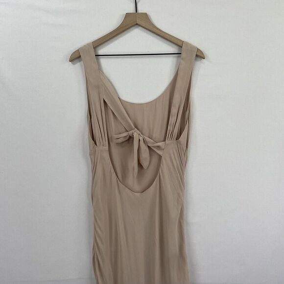 Reformation Dress Womens 12 Blush Champagne‎ Maxi Gown Romantic Bridesmaid NWT - Picture 9 of 16